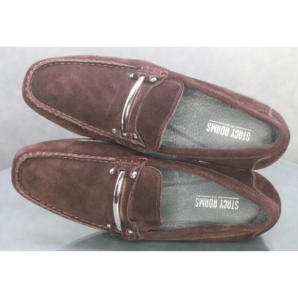 Stacy Adams $120 Men\'s Horsebit Loafers Slip Ons Casual Shoes Size 8 M Suede main image 4